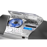 thumbnail of Karcher MC 6550N Kompaktanlage (mit CD Player und Kassettendeck, vertikale Stereoanlage, UKW Radio, Wecker)