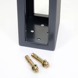 thumbnail of Fahrradbügel HWC-J80, Fahrradständer Anlehnbügel, verzinkter Stahl Outdoor-pulverbeschichtet 87x10x13cm ~ anthrazit