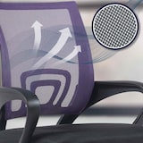 thumbnail of Cadeira de escritório Genius roxo