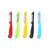 thumbnail of Sparschäler mit Edelstahlklinge - Vielseitiger Gemüseschäler, Obstschäler, 1 Stück, zufällige Farbe für jede Küche