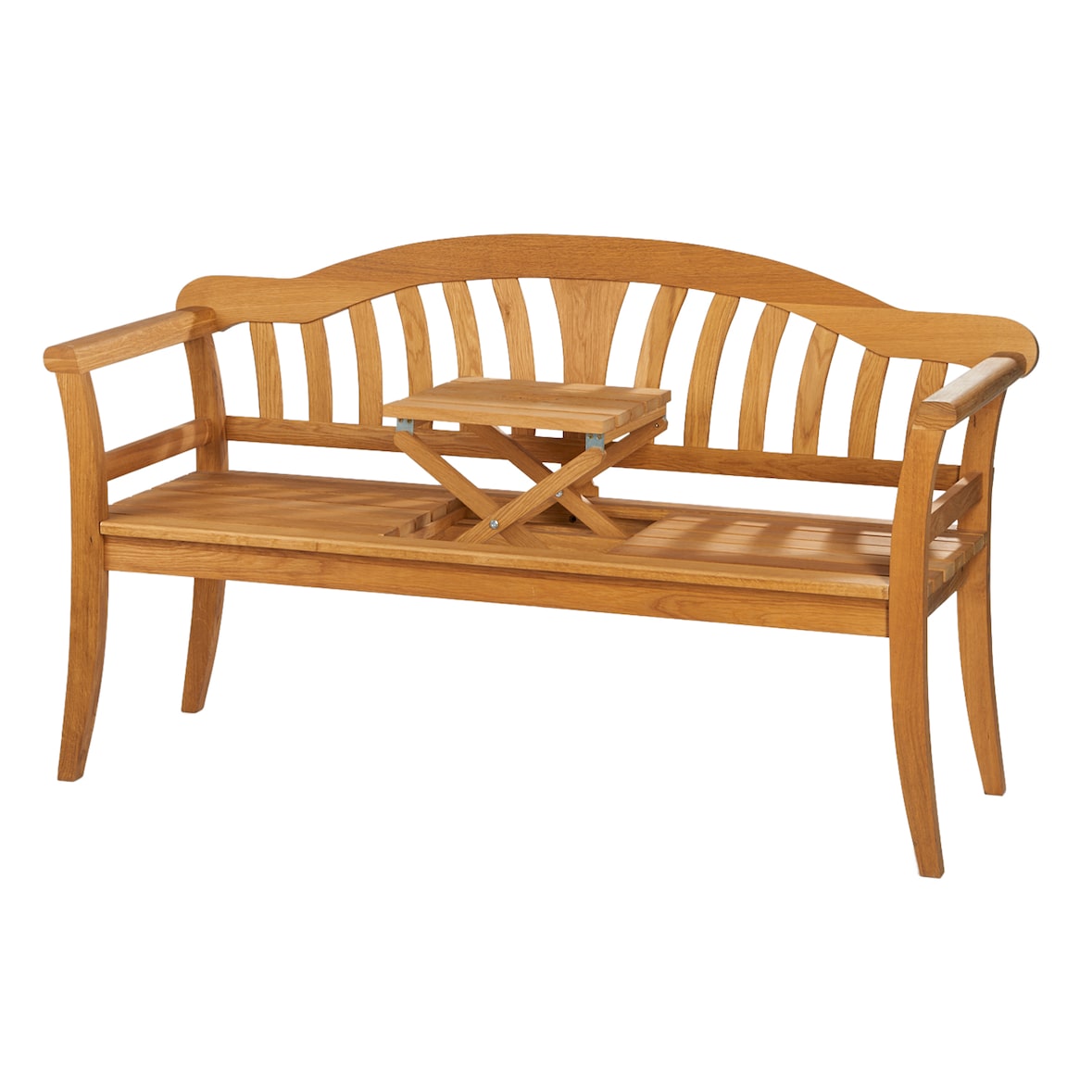 Wilk Landhausbank Usedom mit Tisch