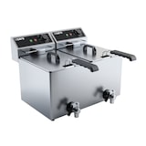 thumbnail of Commerciële frituurpan EF88 met aftapkraan, uitneembare kom, 2x3kW