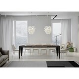 thumbnail of Ausziehbarer Tisch 90x160/264 cm Flame Evolution Gestell Walnuss Anthrazit