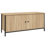 thumbnail of Helloshop26 - Multimedia-TV-Ständer TV-Regal Sideboard TV-Schrank für Esszimmer Wohnzimmer Schlafzimmer mit Türen Sonoma-Eiche 102 02_0026899