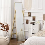 thumbnail of HOMCOM Espejo de Pie con Perchero 40x35x147 cm con Marco de Madera para Salón