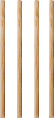 PAPSTAR 10000 Rührstäbchen, Bambus "pure" 11 cm x 3 mm