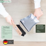 thumbnail of XXL Zimmerbesen-Set 50cm Breit Kehrgarnitur Saalbesen Kehrset mit Stiel Komplettset Handfeger Besen Kehrblech Besenset