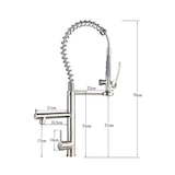 thumbnail of Grifo de ducha cromado con base y mezclador de agua fría y caliente