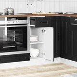 thumbnail of vidaXL Küchenunterschrank Kalmar Schwarz Holzwerkstoff