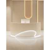 thumbnail of 【M Duihao160cm】Empfangstheke Theke geschwungene Tresen Kasse Empfangstresen beige