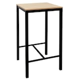 thumbnail of Mesa roble claro alta Troya 60x60 HOBETO