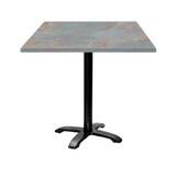 thumbnail of Restootab - Tafel 70x70cm - model Bazila roestgrijs