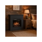thumbnail of Chimenea eléctrica LED independiente negra KELIA de 23"