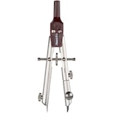 thumbnail of Teilzirkel Studio max: 100mm Länge: 100mm silber/bordeaux Packung mit 10 Stück