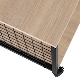 thumbnail of tectake Mesa auxiliar Gary 40x40x48cm  Madera Industrial Clara, Roble Sonoma