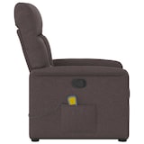 thumbnail of vidaXL Massagesessel mit Aufstehhilfe Dunkelbraun Stoff