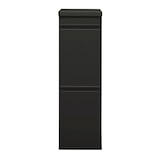 thumbnail of ARREGUI Top CR226-B 2-bins stalen afval- en recyclingbak met multifunctionele opzetbak, recyclingkast, 2 x 17 L (34 L), zwart