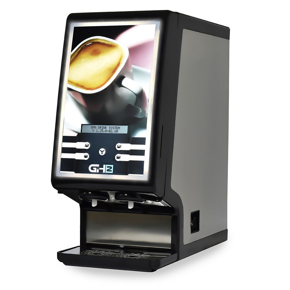 Distributore automatico di bevande calde a 2 gusti  con pannello frontale retroilluminato