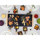 thumbnail of KLAMER Raclette 8 Personen, 1500W Raclette Grill mit Holzgestell, Raclette mit antihaftbeschichteter Grillplatte, Tischgrill elektrisch