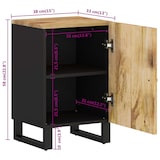 thumbnail of vidaXL Badschrank 38x33x58 cm Massivholz Mango