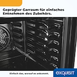 thumbnail of Exquisit Herd-Set EHE256-U-020-Set schwarz| EEK:  A | 59,0 l Garraum | Glaskeramik Kochfeld | Herd-Set 60 cm