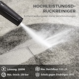thumbnail of Hochdruckreiniger mit Rollen 78x35x27 cm Blau 1800 W bis 150 bar mit 6 m Hochdruckschlauch Start Stopp Automatik und Zubehörset