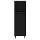 thumbnail of vidaXL Badschrank Schwarz 30x30x100 cm Holzwerkstoff