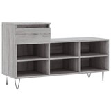 thumbnail of vidaXL Schuhregal Grau Sonoma 102x36x60 cm Holzwerkstoff