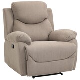 thumbnail of Sillón reclinable de salón sillón relax reclinable manual con reposabrazos y reposapiés carga 150 kg para salón dormitorio beige