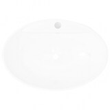 thumbnail of Luxuriöses Keramik Waschbecken Oval + Überlauf | vidaXL : Farbe - Weiss