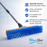 thumbnail of Blue-Star Besen Komplett SET 40 cm Breit mit blauen Borsten und Teleskopstiel Handfeger Kehrschaufel Stiel Straßenbesen