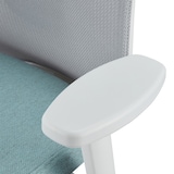 thumbnail of Ergonomischer Bürostuhl Skandis Pro mit Kopfstütze mint / Gestell weiß hjh OFFICE