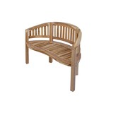 thumbnail of Gartenbank Bananenbank Teak 120 cm 2 Sitzer Bananenbank BANANA