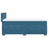 thumbnail of vidaXL Boxspringbett mit Matratze Blau 100x200 cm Samt