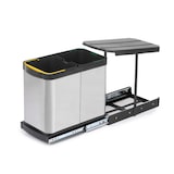 thumbnail of Poubelle de recyclage extraction manuelle 2 bacs 12 litres Recycle Emuca