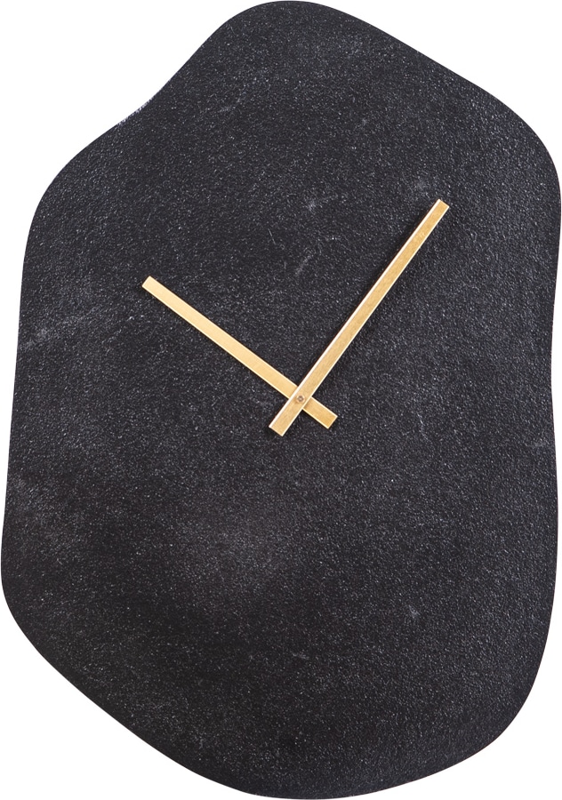 Uhr Organic schwarz 64 x 44 cm in - Anderes Metall Tisch Passion 64x44 cm