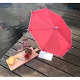 thumbnail of Compacte Tafelparasol van WDMT - ø 60 x 56 cm - Moderne Terras Tafel Parasol voor Buiten - Parasols - Bordeaux