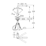 thumbnail of Grohe Mitigeur évier Minta 32168000 - Douchette Extractible - Bec L - Bec Tube Pivotant 360° - Clapet Anti-retour - Chrome