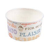 thumbnail of Garcia de Pou Coppette Gelati 'Parole' 90 Ml 210 + 18 Pe G/M2 Ø7,2X4 Cm Bianco Cartone (2000 Unità)