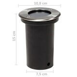 thumbnail of Bodenstrahler Bodenlampe Bodeneinbauleuchten rund 3er Set