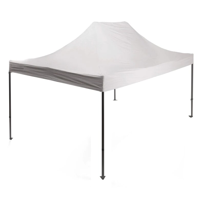 Gazebo 2x3m bianco certificato IGNIFUGO SENZA laterali pieghevole acciaio