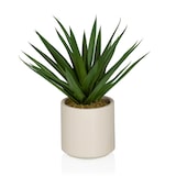 thumbnail of Kunstpflanze / Topfpflanze AGAVE 45 cm Kunststoff grün hjh OFFICE