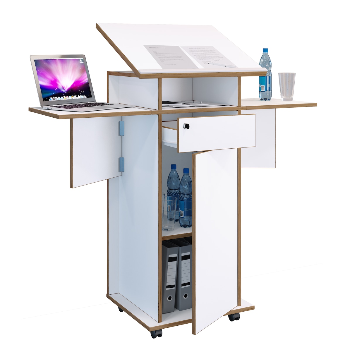 Staande desk Salia 0 Wit