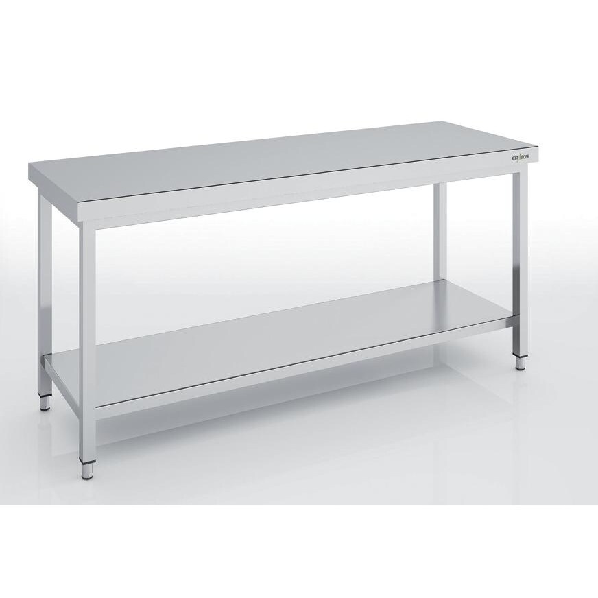 ERATOS Table Adossée Série 800 En Inox 2000x800x850 MCD80-200