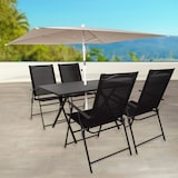 thumbnail of Aktive Guarda-sol de terraço de 4 nervuras 180 cm bege