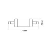 thumbnail of LED-Lampe R7s 78 mm 5 W ø23 mm 574 Lumen 4000 K