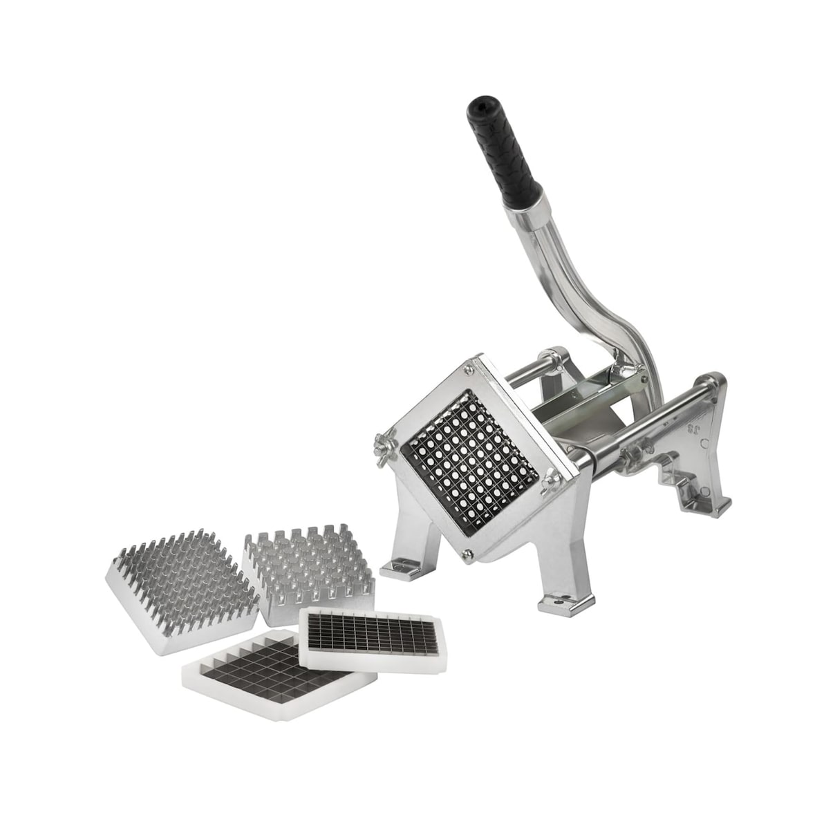 Cortador de batatas manual em alumínio com lâminas de aço inoxidável 120 x 320 x 170 mm | Gasfrit