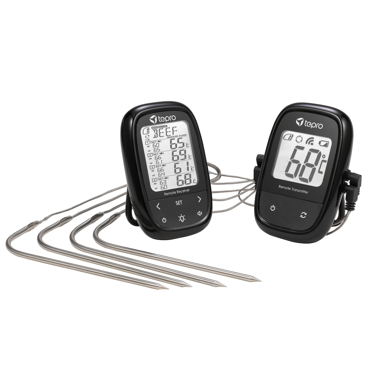tepro Funk Grillthermometer Set