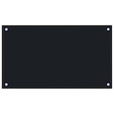 thumbnail of vidaXL Küchenrückwand Schwarz 70x40 cm Hartglas