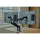 thumbnail of KAWOLA Schreibtisch LORA mit Monitorhalterung elektrisch höhenverstellbarer Schreibtisch 180x90cm mit Baumkante massiv